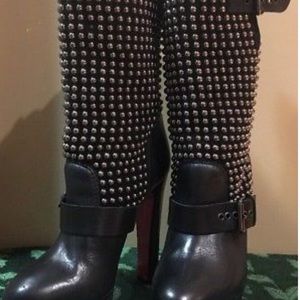 Christian Louboutin Studded Marisa Platform Boots
